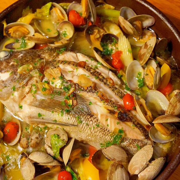 ソイのアクアパッツァ レシピ 作り方 By なまらbuono 楽天レシピ ソイのアクアパッツァ レシピ 作り方 By なまらbuono 楽天レシピ